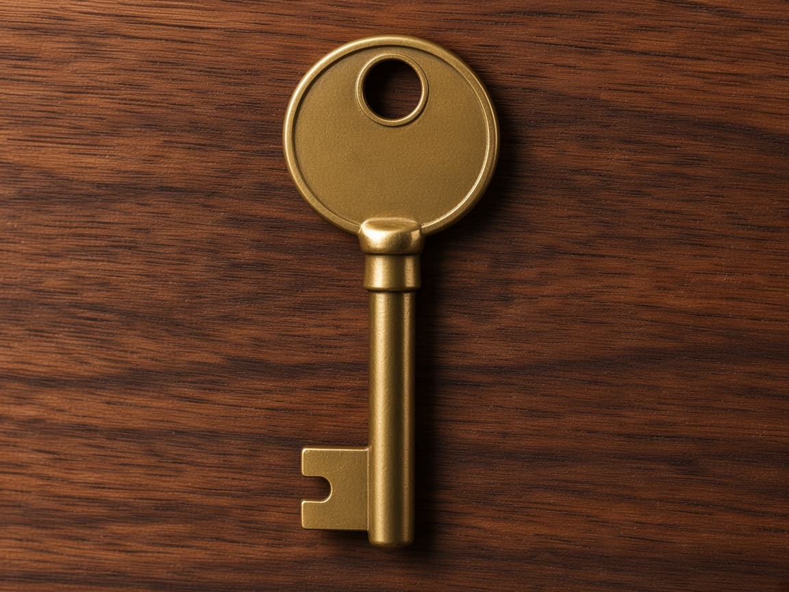 House Closing Gift design concept, blank plate straight on