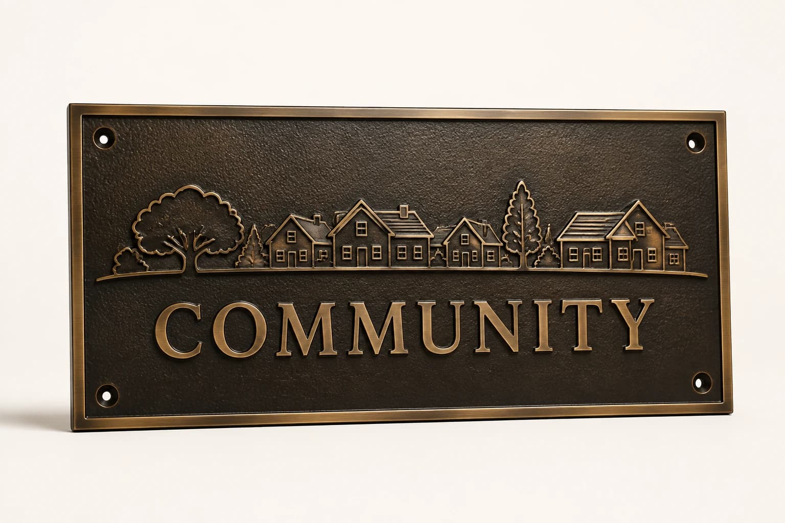 Builder & Community Dedication Plaque original design concept